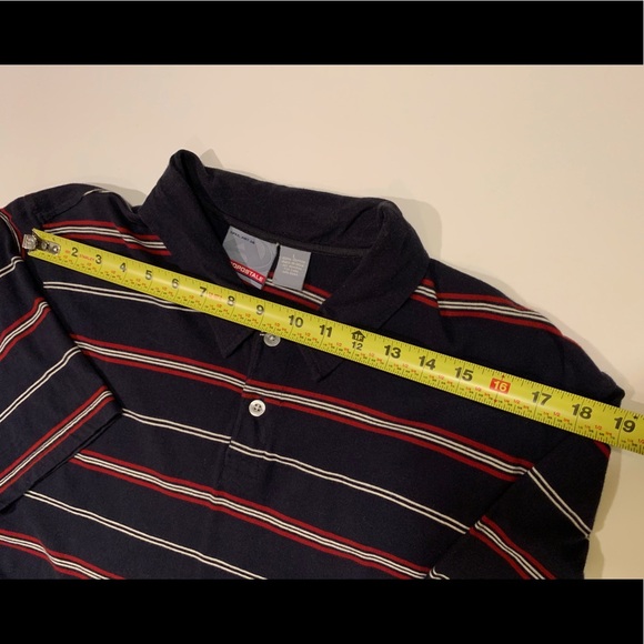 MEN’S AEROPOSTALE STRIPED POLO TEE. - Picture 4 of 8